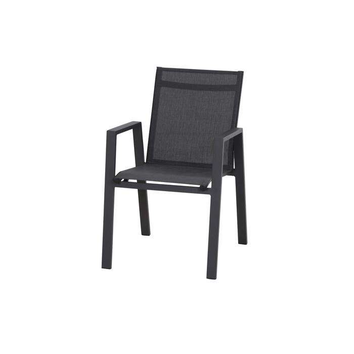Stapelsessel 'Savona' matt anthrazit 56,5 x 88 x 67 cm