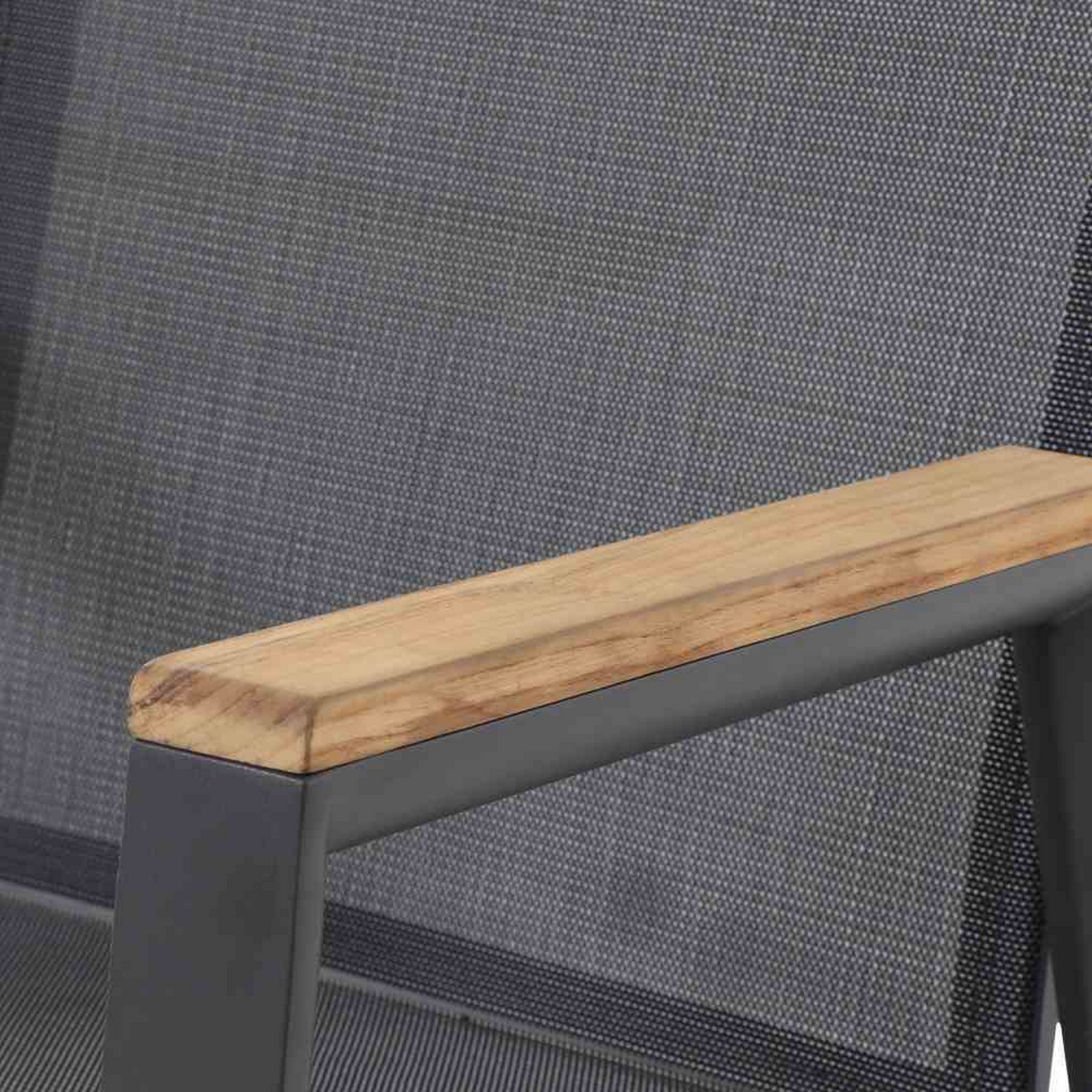 Stapelsessel 'Savona' matt-anthrazit 56,5 x 88 x 67 cm