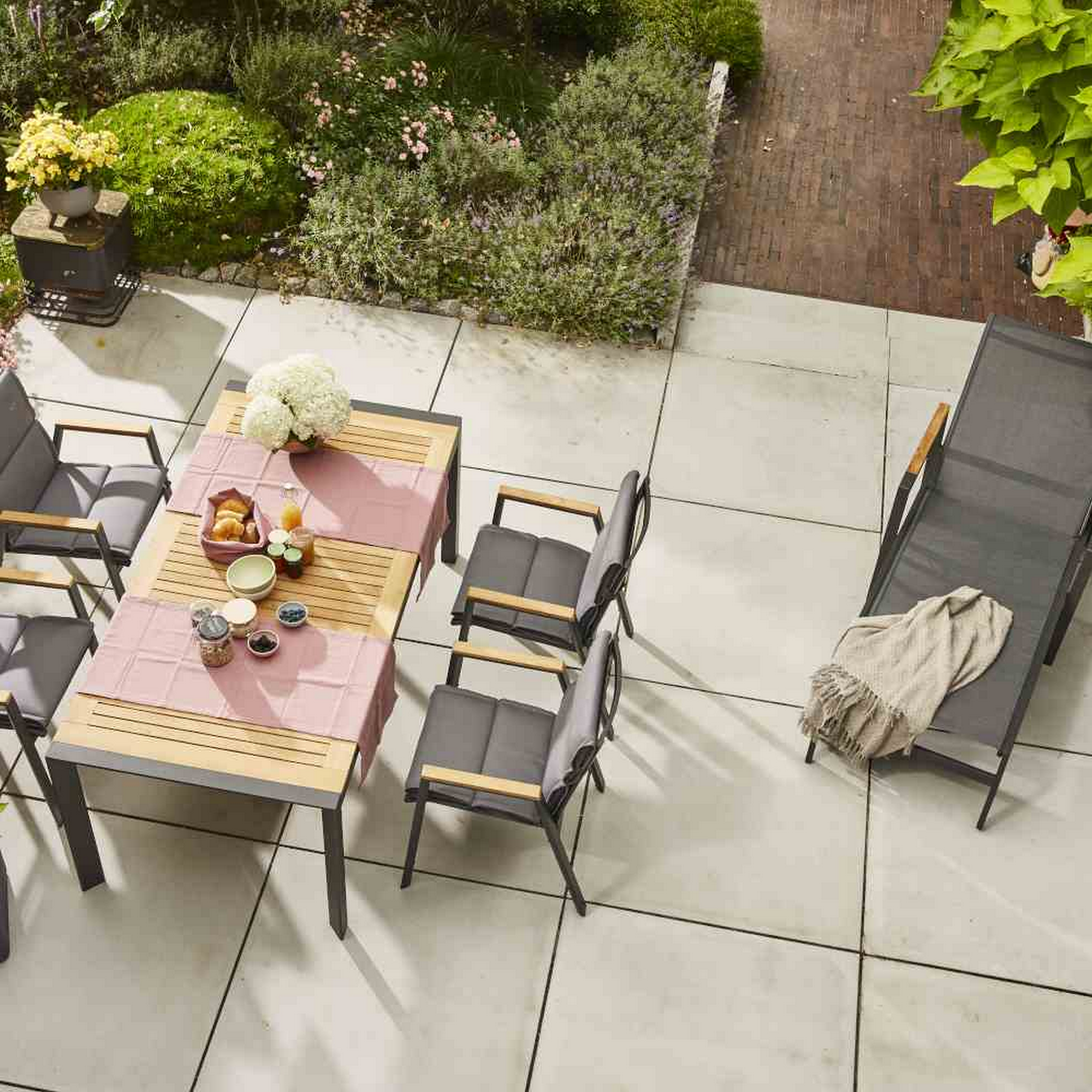 Stapelsessel 'Savona' matt-anthrazit 56,5 x 88 x 67 cm