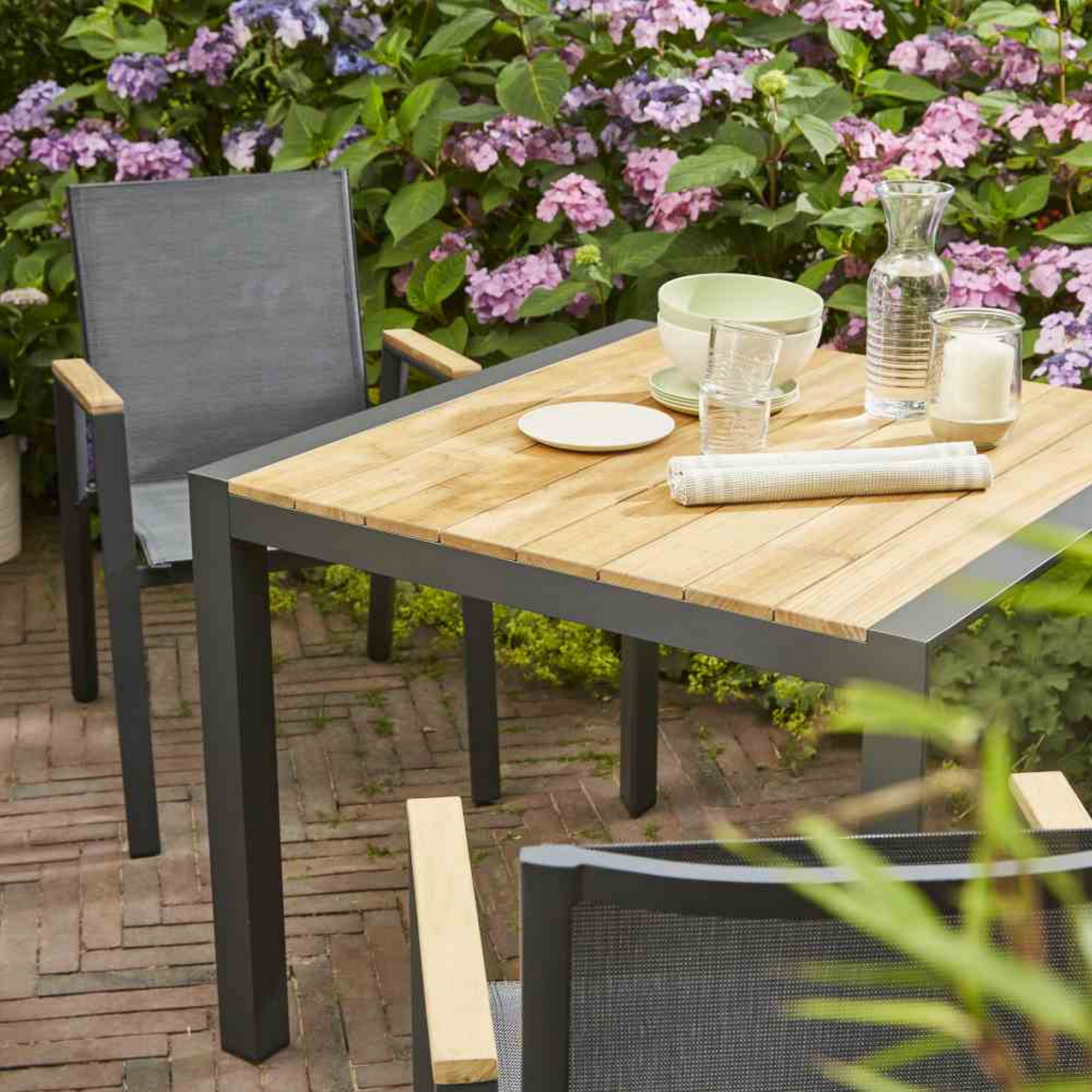 Stapelsessel 'Savona' matt-anthrazit 56,5 x 88 x 67 cm