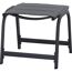 Gartenhocker 'Tesoro' stapelbar Aluminium anthrazit 51 x 44 x 52 cm