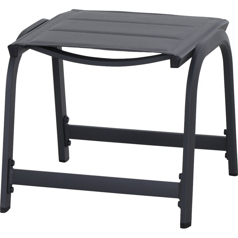 Gartenhocker 'Tesoro' stapelbar Aluminium anthrazit 51 x 44 x 52 cm