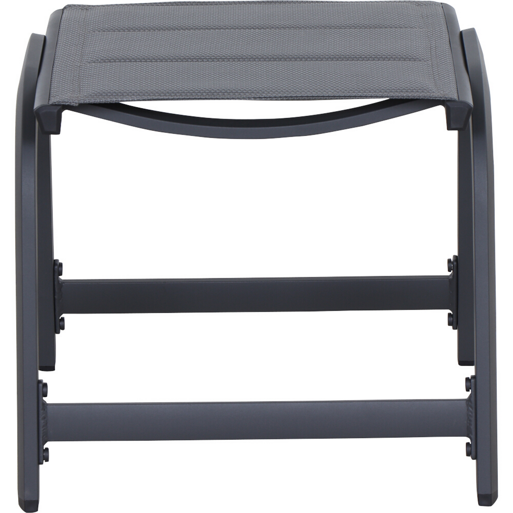 Hocker 'Tesoro' matt-anthrazit 51 x 44 x 52 cm