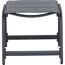 Gartenhocker 'Tesoro' stapelbar Aluminium anthrazit 51 x 44 x 52 cm
