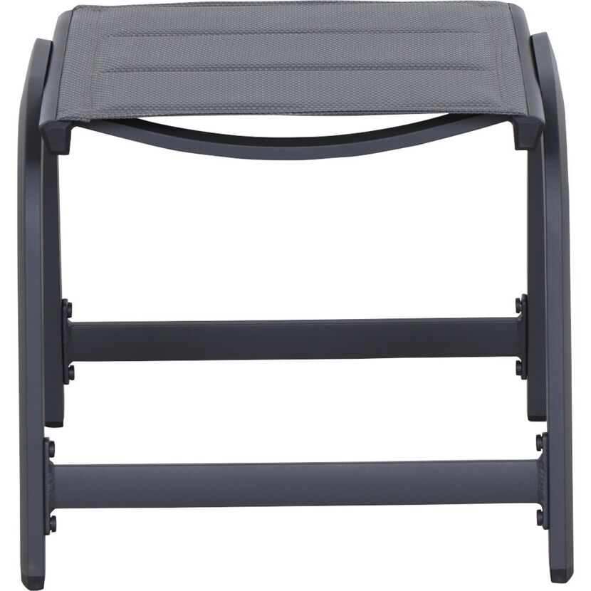 Gartenhocker 'Tesoro' stapelbar Aluminium anthrazit 51 x 44 x 52 cm