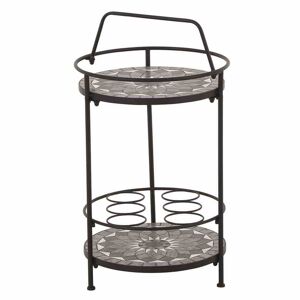 Gartentisch 'Como' Ø 42 cm mit Mosaikoptik