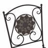 Gartenstuhl 'Como' klappbar Stahl schwarz 39 x 88,5 x 49,5 cm