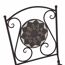 Gartenstuhl 'Como' klappbar Stahl schwarz 39 x 88,5 x 49,5 cm