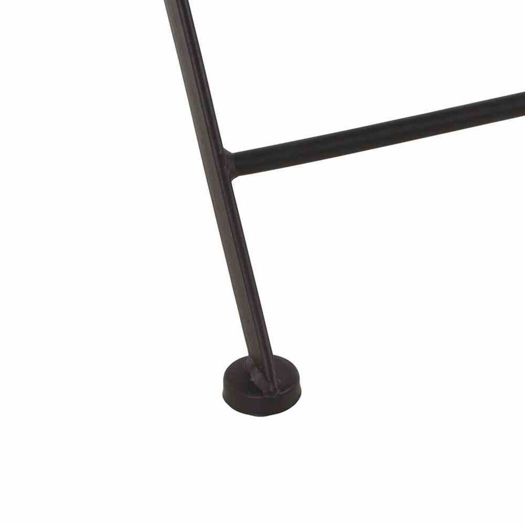 Gartenstuhl 'Como' klappbar Stahl schwarz 39 x 88,5 x 49,5 cm