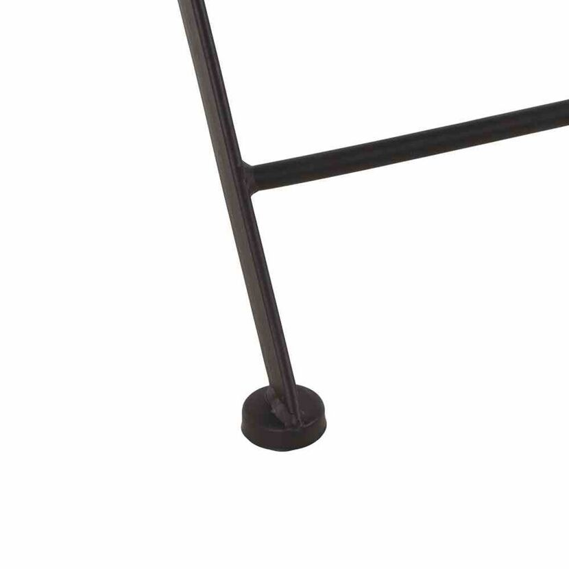 Gartenstuhl 'Como' klappbar Stahl schwarz 39 x 88,5 x 49,5 cm