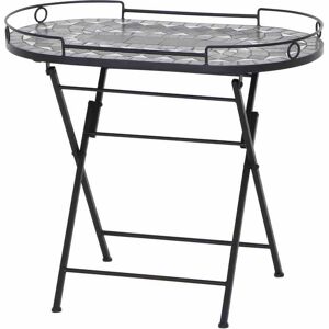 Gartentisch 'Como' Ø 67,5 cm mit Mosaikoptik