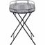 Gartentisch 'Como' klappbar Stahl/Keramik 67,5 x 60 x 41 cm