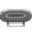 Gartentisch 'Como' klappbar Stahl/Keramik 67,5 x 60 x 41 cm