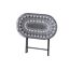 Gartentisch 'Como' klappbar Stahl/Keramik 67,5 x 60 x 41 cm
