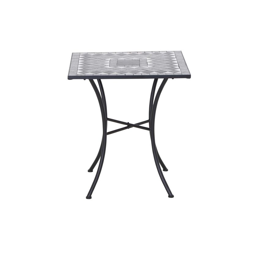 Eckiger Mosaiktisch Como 64 x 64 cm