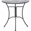 Gartentisch 'Como' halbrund 35,5 x 70 x 71 cm mit Mosaikoptik