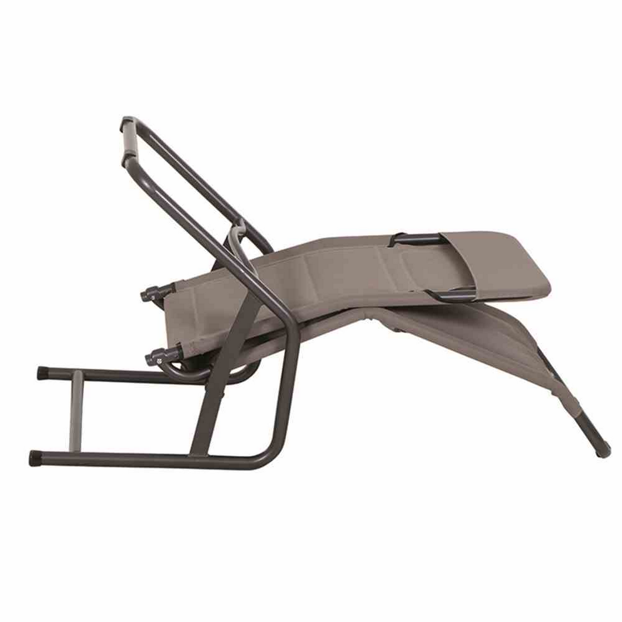 Sonnenliege 'Fano' taupe 71 x 112 x 150 cm