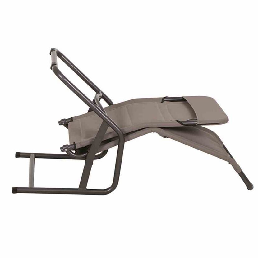 Liegestuhl 'Fano' taupe 71 x 112 x 150 cm