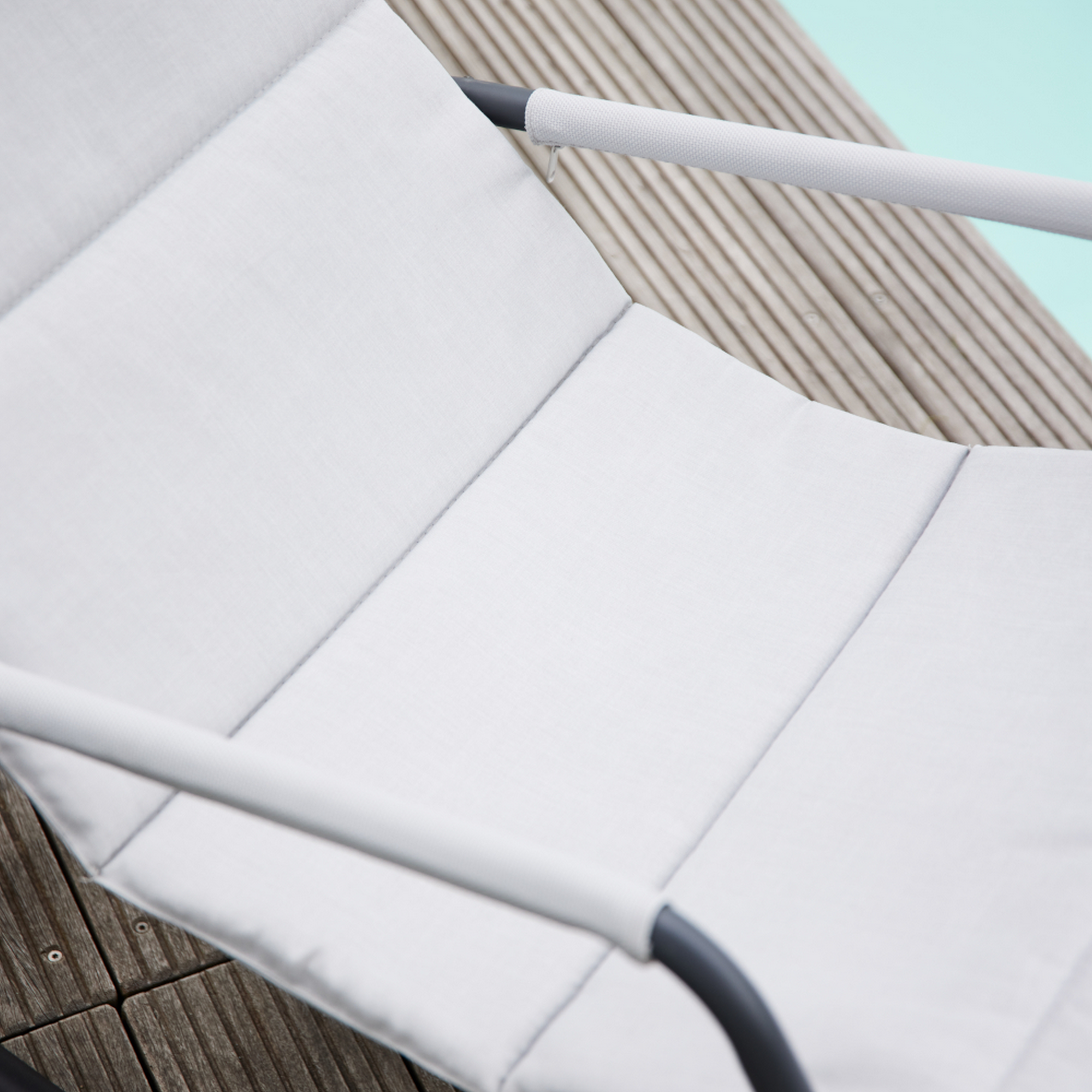 Schaukelliege 'Aliano' grau 57 x 84 x 143 cm