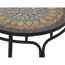 Gartenstuhl 'Prato' stapelbar Stahl schwarz 43 x 93,5 x 49 cm