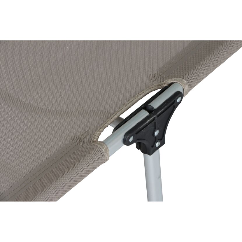Sonnenliege 'Alu XXL' taupe 69,5 x 95 x 206 cm