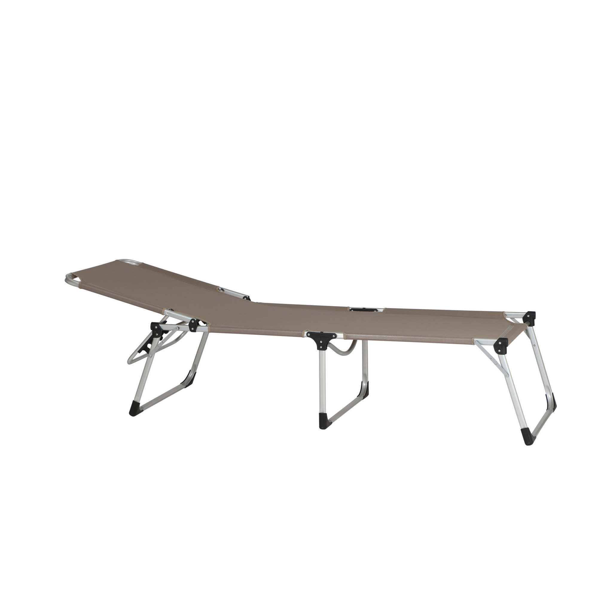 Sonnenliege 'Alu XXL' taupe 69,5 x 95 x 206 cm