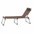Sonnenliege 'Sole' klappbar taupe 69,5 x 105 x 226 cm