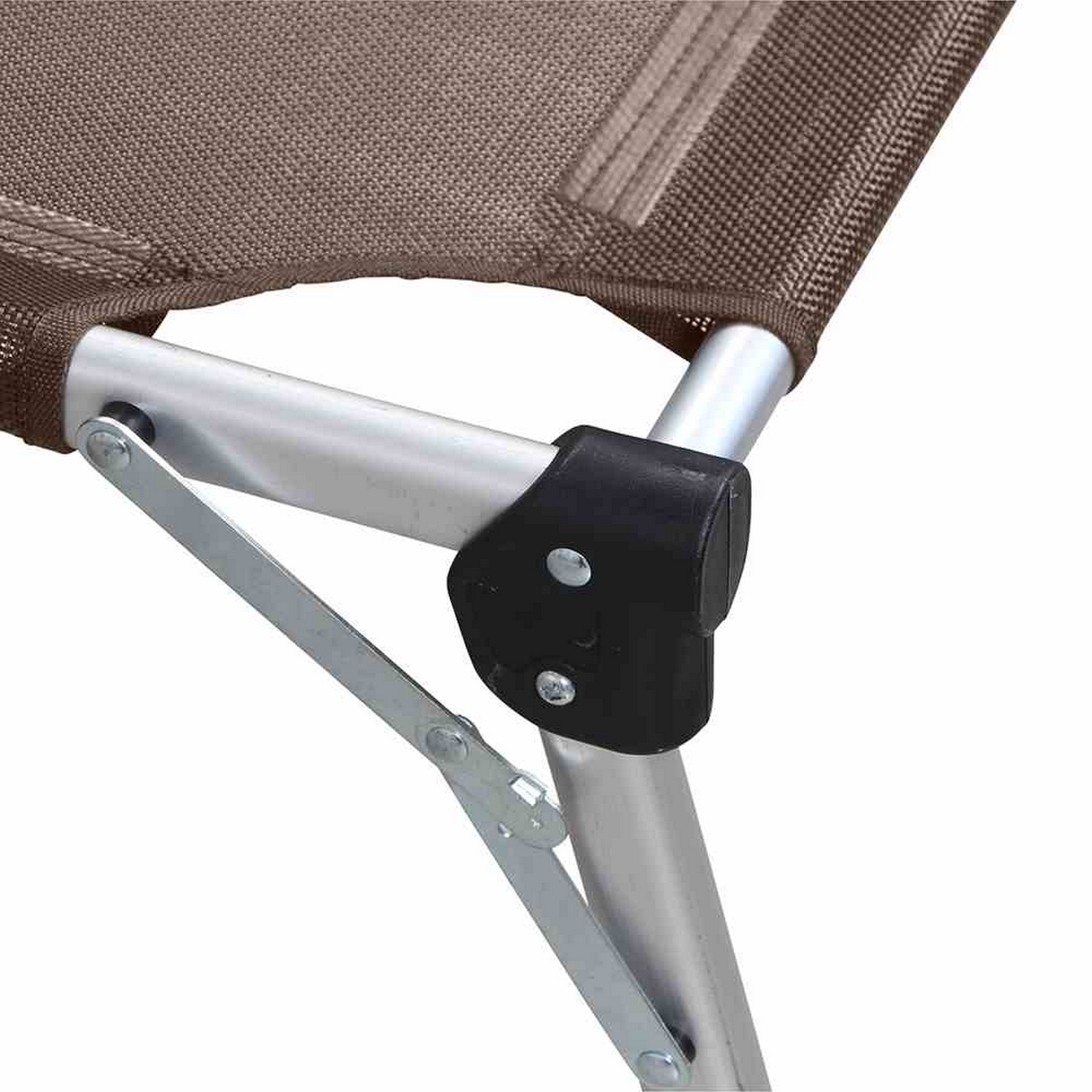 Sonneliege 'Sole' taupe 69,5 x 105 x 226 cm