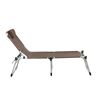 Sonnenliege 'Sole' klappbar taupe 69,5 x 105 x 226 cm
