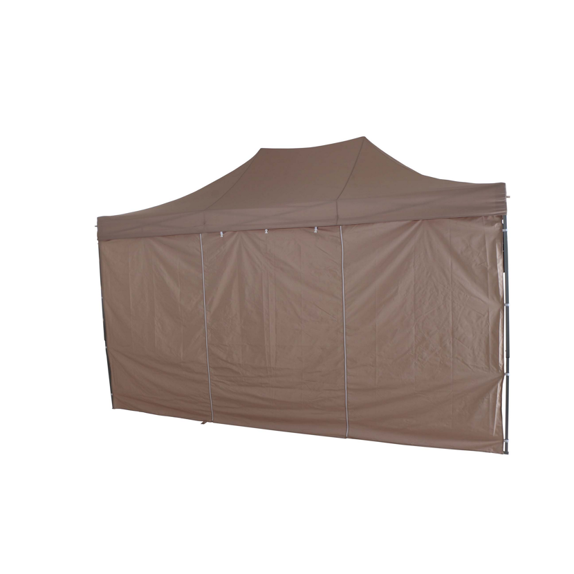 Taupefarbener Pavillon 300 x 450 cm