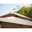 Dach eines Pavillons in Beige
