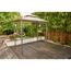 Pavillon mit Doppel-Dach und Ablage