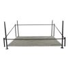 Pavillon Levino 3 x 4 m mit grauer Bodenplane