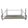 Pavillon Levino 3x4 m mit grauer Bodenplane