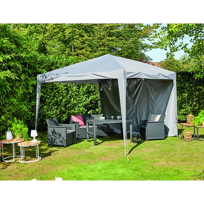 Pavillon 'Starter' grau 300 x 300 cm