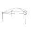 Pavillon Stahl grau 3x3 m