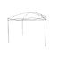 Pavillon Starter 3x3 m Stahl grau