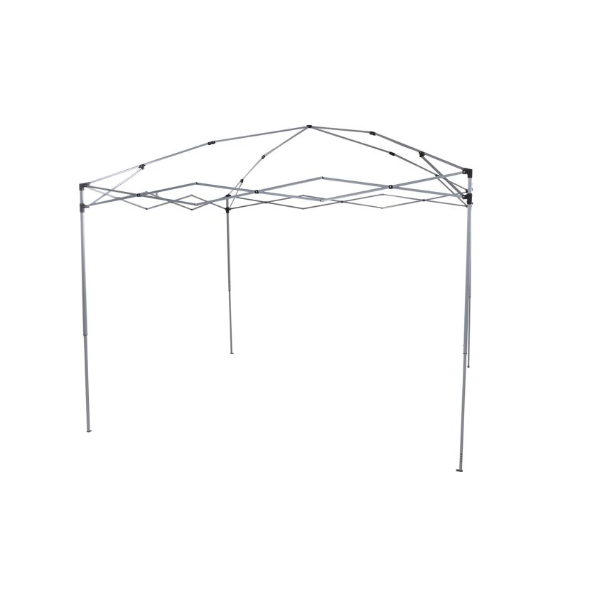 Pavillon Starter 3x3 m Stahl grau