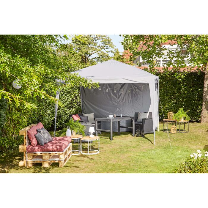 Pavillon 'Starter' grau 300 x 300 cm