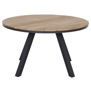 Gartentisch 'Zurigo' naturfarben Ø 130 cm