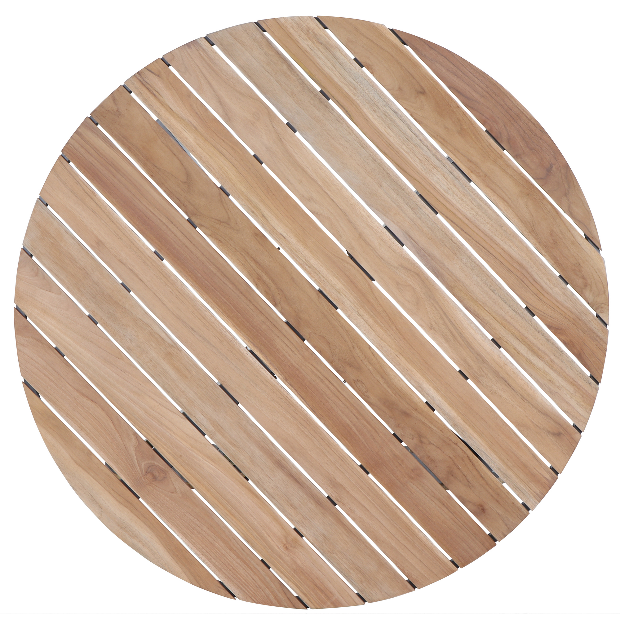 Gartentisch 'Zurigo' naturfarben Ø 130 cm