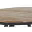 Gartentisch 'Zurigo' Aluminium/Teakholz Ø 130 x 74 cm