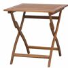 Gartentisch 'Lima' klappbar Akazienholz 70 x 74 x 70 cm