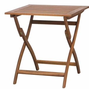 Gartentisch 'Lima' naturfarben 70 x 70 cm