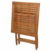 Gartentisch 'Lima' klappbar Akazienholz 70 x 74 x 70 cm