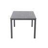 Grauer Gartentisch Sola Dining 160x90cm
