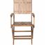 Gartenstuhl 'Falun' klappbar Akazienholz braun 50,5 x 88,5 x 55 cm
