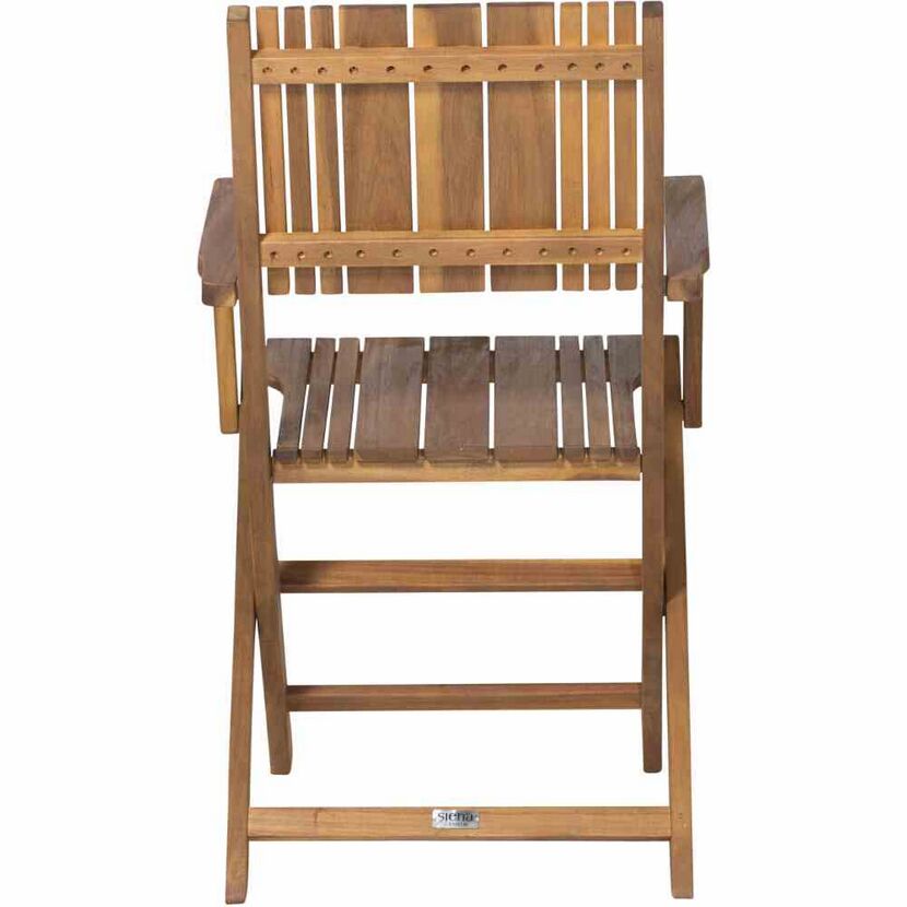 Gartenstuhl 'Falun' klappbar Akazienholz braun 50,5 x 88,5 x 55 cm