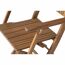 Gartenstuhl 'Falun' klappbar Akazienholz braun 50,5 x 88,5 x 55 cm