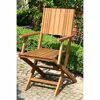 Gartenstuhl 'Falun' klappbar Akazienholz braun 50,5 x 88,5 x 55 cm